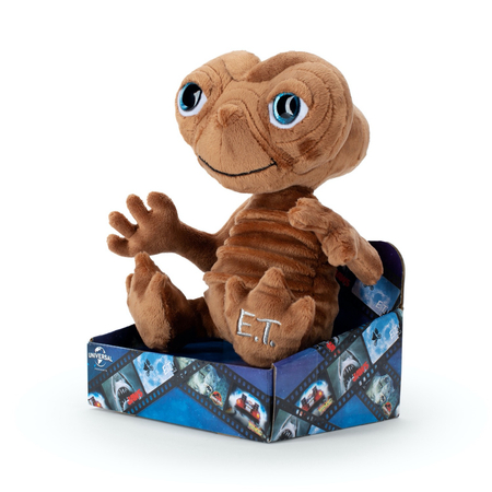 E.T. maskotka pluszowa 25 cm, główny bohater filmu, wierne wykonanie, duże plastikowe oczy, miły plusz, w pudełku idealny na prezent, pluszak oryginalny na licencji