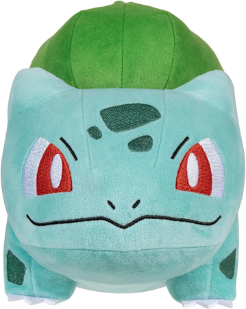 Pokemon, Maskotka pluszowa niebiesko zielony Balbasaur, 20 cm, oryginalna zabawka, solidny pluszak, bardzo miły w dotyku, producent Jazwares, wiek dziecka 2+