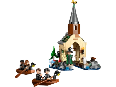 Klocki Lego Harry Potter 76426 Dom na wodzie przy Hogwarcie, 350 elementów, 7 postaci, 2 łodzie, oryginalne klocki z Harrego Pottera, super prezent dla dzieci w wieku 8 lat+