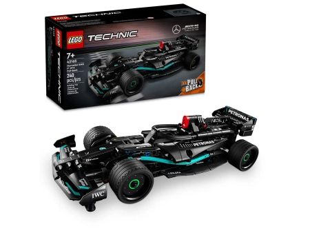 Klocki Lego Technic 42165 Wyścigówka rajdówka Mercedes-AMG F1 W14 E Performance Pull-Back, 240 elementów, napęd, wiek dziecka 7+