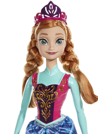 Lalka Księżniczka Anna zmieniająca kolor - Kraina Lodu - 30 cm