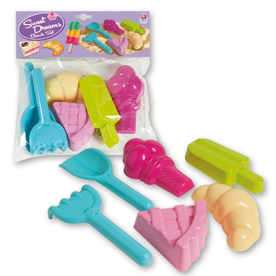 Androni, Foremki do piasku - łopatka - zestaw plażowy 25, wysoka jakość, włoski producent, kolorowe, wytrzymałe, bezpieczne materiały, do piaskownicy i na plażę