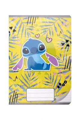 Zeszyt szkolny A5 32K Linia Stitch Angel Żółte Tło z Marginesem Miękka Okładka 70g