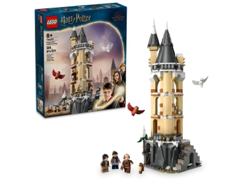 Klocki Lego Harry Potter 76430 Sowiarnia w Hogwarcie, 364 el., 3 mini figurki postaci i 5 figurek zwierząt, wiek dziecka 8+