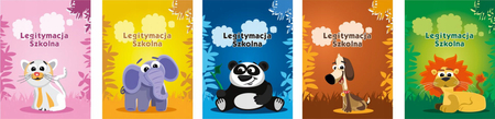Okładka na legitymację szkolną - Panda