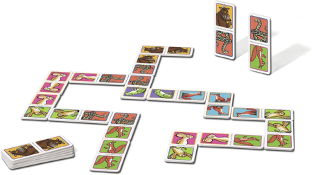 Ravensburger, Gruffalo, Domino obrazkowe dla dzieci, 28 el. dla dzieci w wieku 3+