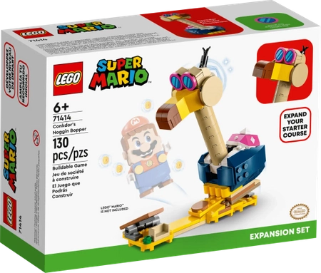 Klocki Lego Super Mario 71414 Conkdor's Noggin Bopper — zestaw rozszerzający, 130 el., oryginalne klocki, super uzupełnienie większych zestawów, wiek dziecka 6+