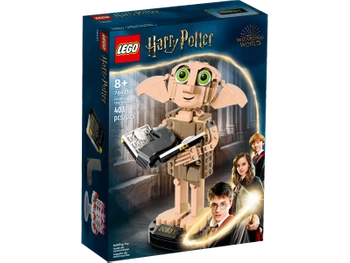 Klocki Lego Harry Potter 76421 Skrzat domowy Zgredek, 403 elementy, znany bohater serii filmów, wys. po złożeniu 19 cm, wiek dzieci 8 lat+