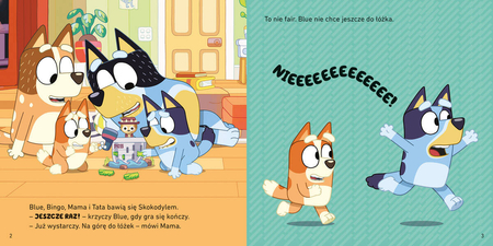Bluey Książka dla Dzieci – Dobranoc, owocowy nietoperzu. Moja czytanka