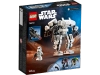 Klocki Lego Star Wars 75370 Mech Szturmowca, 138 elementów, mini figurka Szturmowiec z mechem, super prezent dla miłośników Gwiezdnych Wojen, oryginalne klocki Lego, wiek dziecka 6+