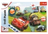 Auta Cars, Duże puzzle Maxi z Zygzakiem i Złomkiem, 24 elementy, obrazek o wymiarach 60 x 40 cm, oryginalne, natychmiastowa wysyłka