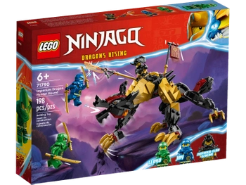 Klocki Lego Ninjago 71790 Ogar Łowców Smoków, 198 el., potwór i 3 mini figurki, oryginalne klocki, idealny prezent dla 6-latka