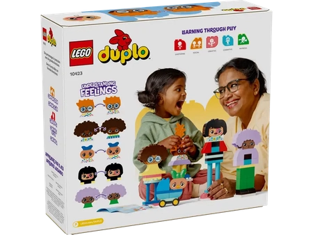 Klocki Lego Duplo 10423 Ludziki z emocjami, 71 elementów, wysoka jakość, oryginalne, idealne dla najmłodszych dzieci