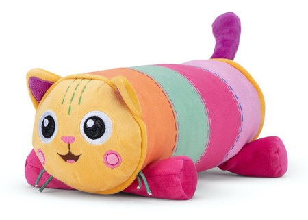 Koci Domek Gabi, Maskotka pluszowa Miękotka Pillow Cat, 25 cm, wysokiej jakości plusz, oryginalna zabawka z bajki Netflix Gabby's Dollhouse, idealna na prezent, wiek dziecka 0+