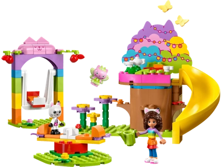 Klocki Lego Koci Domek Gabi 10787 Przyjęcie w ogrodzie Wróżkici, 130 elementów, figurki Gabi, Kiciuś Panduś i Wróżkicia, oryginalne klocki, dla dziewczynek w wieku 4 lata+