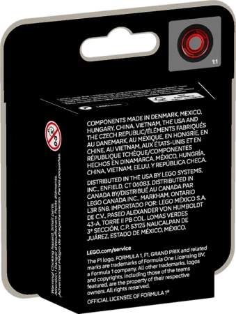 LEGO 71049 Kolekcjonerski Bolid F1 | Red Bull Racing 20 Limitowana Edycja dla Fanów Formuły 1