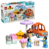 Klocki Lego Duplo Bluey 10458 Wyprawa po lody z Blue, 22 elementy, dla dzieci w wieku 2+