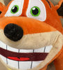 Crash Bandicoot, Maskotka pluszowa Bandicoot 30 cm, miły plusz, łapki w górze, dla fanów gry