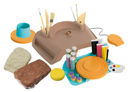 Buki France, Professional Studio 5426, Koło garncarskie i akcesoria, zabawka kreatywna, tworzenie w glinie, dla dzieci w wieku 8+