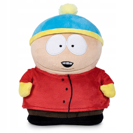 Miasteczko South Park, Maskotka pluszowa Eric Cartman, 18 cm, bohater z bajki, wysokiej jakości plusz, na licencji, oryginalny pluszak, zabawka dla dzieci w każdym wieku 