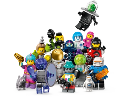 Klocki Lego Minifigures 71046 Kosmos, jedna mini figurka w zestawie, 26 seria, 12 różnych figurek do zebrania, zabawka dla dzieci w wieku 5 lat+