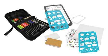 Buki France, Professional Studio, zabawka kreatywna, Podświetlany pad do rysowania 3-w-1, 5432 