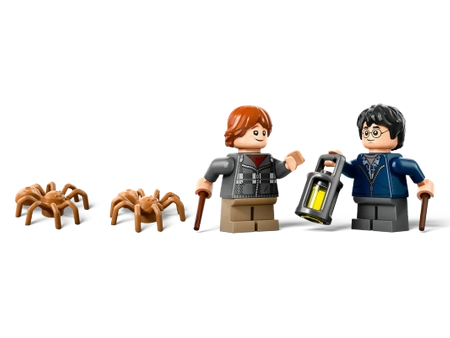 Klocki Lego Harry Potter 76434 Aragog w Zakazanym Lesie, 195 elementów, w tym mini figurki Harry i Ron Weasley, dla fanów w wieku 7 lat+