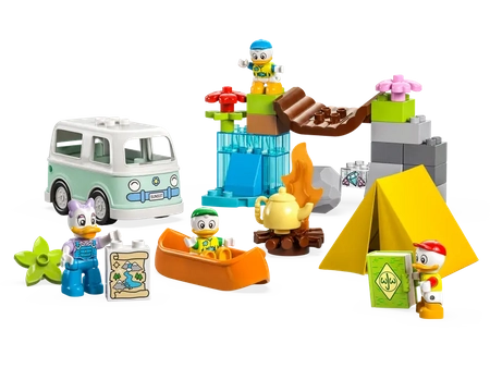 Klocki Lego Duplo 10997 Kempingowa przygoda, 37 elementów, seria Myszka Miki i przyjaciele, oryginalne, dla najmłodszych dzieci