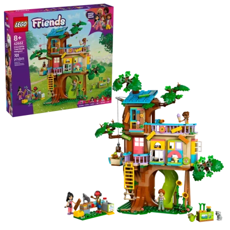 Klocki Lego 42652 Spotkanie w domku na Drzewie Przyjaźni, 701 elementów, oryginalne klocki, doskonały prezent dla prawdziwego fana Lego Friends 8+