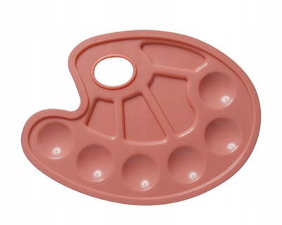 Paleta malarska, 17 x 23 cm, Czerwona, Koh-I-Noor