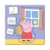 Dino Toys, Świnka Peppa, Puzzle baby dla najmłodszych dzieci Rodzina Peppy, 3-w-1, od 3 do 5 elementów, dla maluszków w wieku 2 lata+
