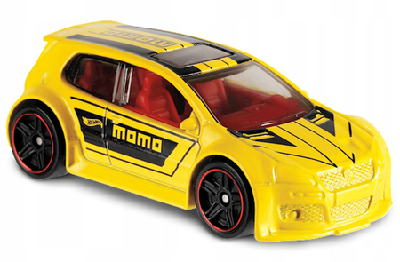Hot Wheels, Autko resorak samochodzik Volkswagen Golf GTI, seria Volkswagen