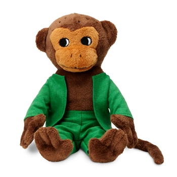 Pippi Pończoszanka, Maskotka pluszowa małpka Pan Nilsson, 16 cm, miły plusz, oryginalny i licencyjny, wiek dziecka 0+