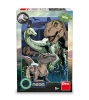 Dino Toys, Jurassic World, Puzzle neonowe XL Dinozaury, 100 el. świecące w ciemności