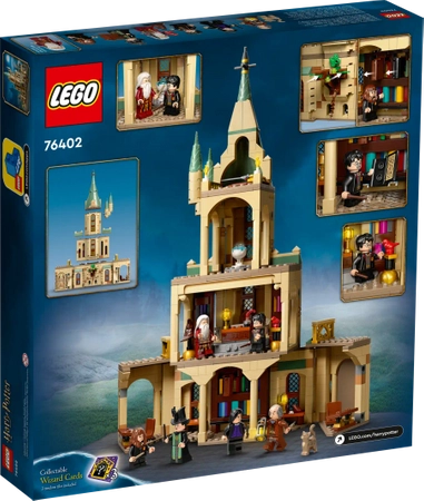 Klocki Lego Harry 76402  Potter Komnata Dumbledore’a w Hogwarcie, 654 elementy, 6 figurek, oryginalne kocki, duży zestaw, wiek dziecka 8 lat+