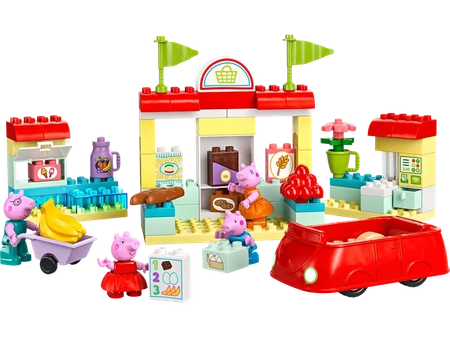 Klocki Lego Duplo 10434 Peppa i supermarket, 70 elementów, oryginalne, idealne dla dzieci 2+