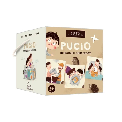 Nasza Księgarnia, Pucio. Historyjki obrazkowe, 36 elementów, 12 historyjek, zabawka edukacyjna dla dzieci 2+