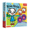 Trefl, Kicia Kocia, Gra pamięciowa dla dzieci, Memos, memory, 36 kartoników z kicią i przyjaciółmi, wiek dzieci 3+
