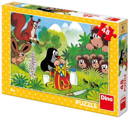 Puzzle Krecik i przysmak, Dino, 48 el.