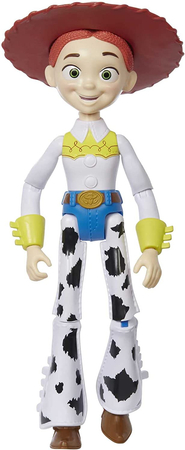 Mattel, Toy Story, Figurka Kowbojka Jessie z kapeluszem, 30 cm, ruchome elementy, dla fanów bajki w wieku 3+