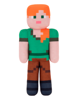 Minecraft, Maskotka pluszowa Alex, wys. 35 cm, oryginalny pluszak z gry, wiek 0+