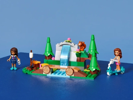 Klocki Lego Friends 41677, Leśny wodospad i figurki Andrea i Olivia, 93 elementy, wysoka jakość, oryginalne klocki, dla dziewczynek w wieku 5+, pomysł na prezent, szybka wysyłka