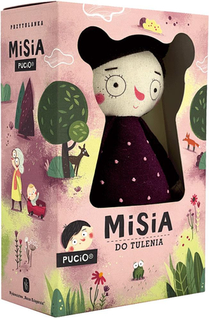 Pucio, maskotka przytulanka Misia do tulenia, prezentowe pudełko