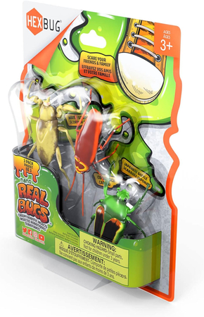 Hexbug nano Real Bugs, mikro roboty, 3-pak, 3szt. Insekty Owady na baterie, poruszają się samodzielnie, wiek 3+
