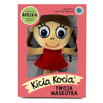 Kicia Kocia, Maskotka pluszowa Adelka 16 cm w pudełku, idealna na prezent, dla dzieci już od 0+