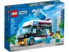 Klocki Lego City 60384 Pingwinia furgonetka ze slushem, 194 el. samochód i 2 figurki, idealny prezent dla pięciolatka, wiek dziecka 5+