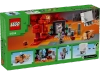 Klocki LEGO Minecraft 21255, Zasadzka w portalu do Netheru, 352 elementy, scena bitwy i figurki z gry, oryginalne klocki, dla dzieci w wieku 8+