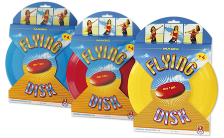 Androni, Zabawka na plażę Dysk do rzucania Frisbee GR 120, wyprodukowana we Włoszech, dla chłopca i dziewczynki