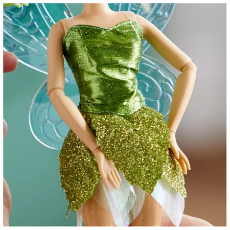 Disney, Piotruś Pan, Lalka wróżka Dzwoneczek Tinker Bell, 26 cm, z hitu Disneya, oryginalna, zabawka dla dziewczynek w wieku 3+