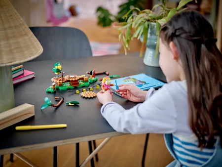 Klocki Lego Super Mario 71421 Dżunglowy koncert Dixie Kong — zestaw rozszerzający, 174 el., figurka małpki, dla dzieci w wieku 7 lat+